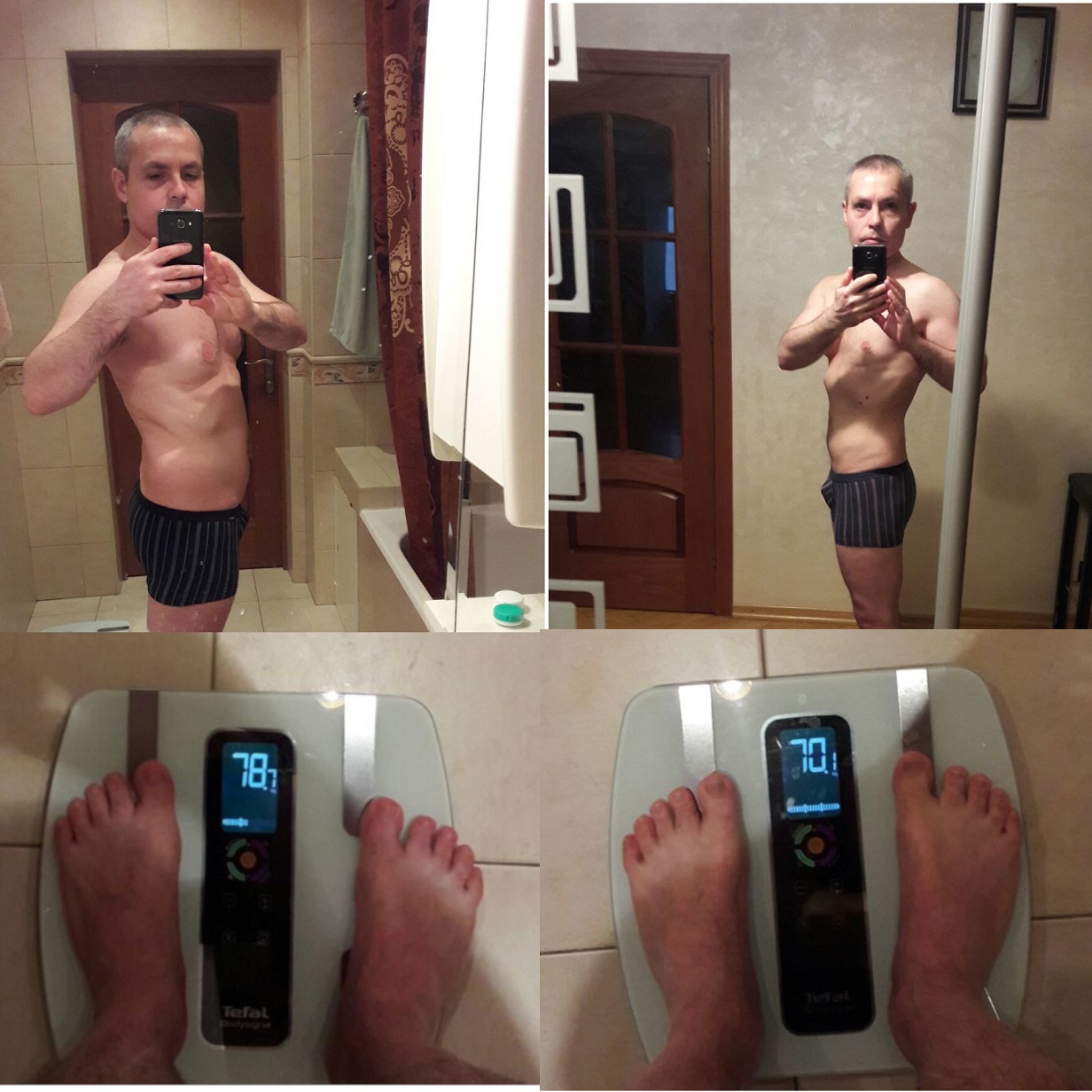Похудение до и после фото мужчины