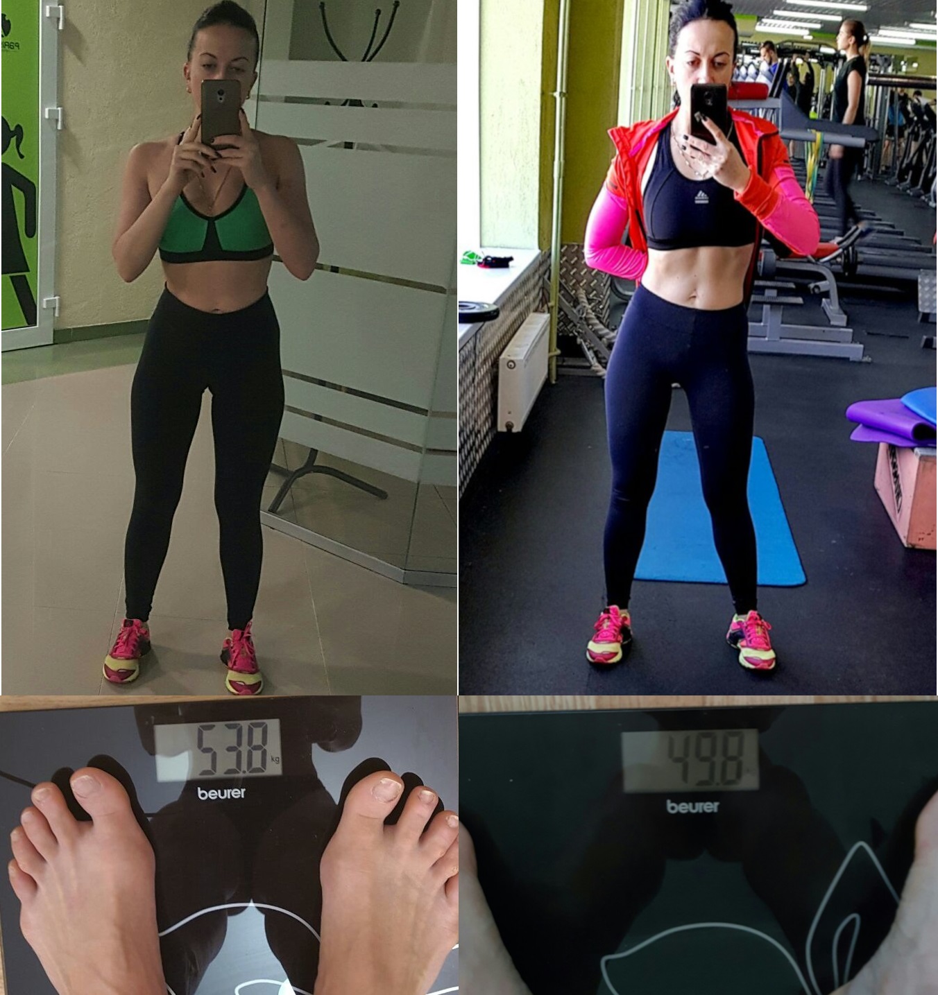 Результаты похудения до и после фото